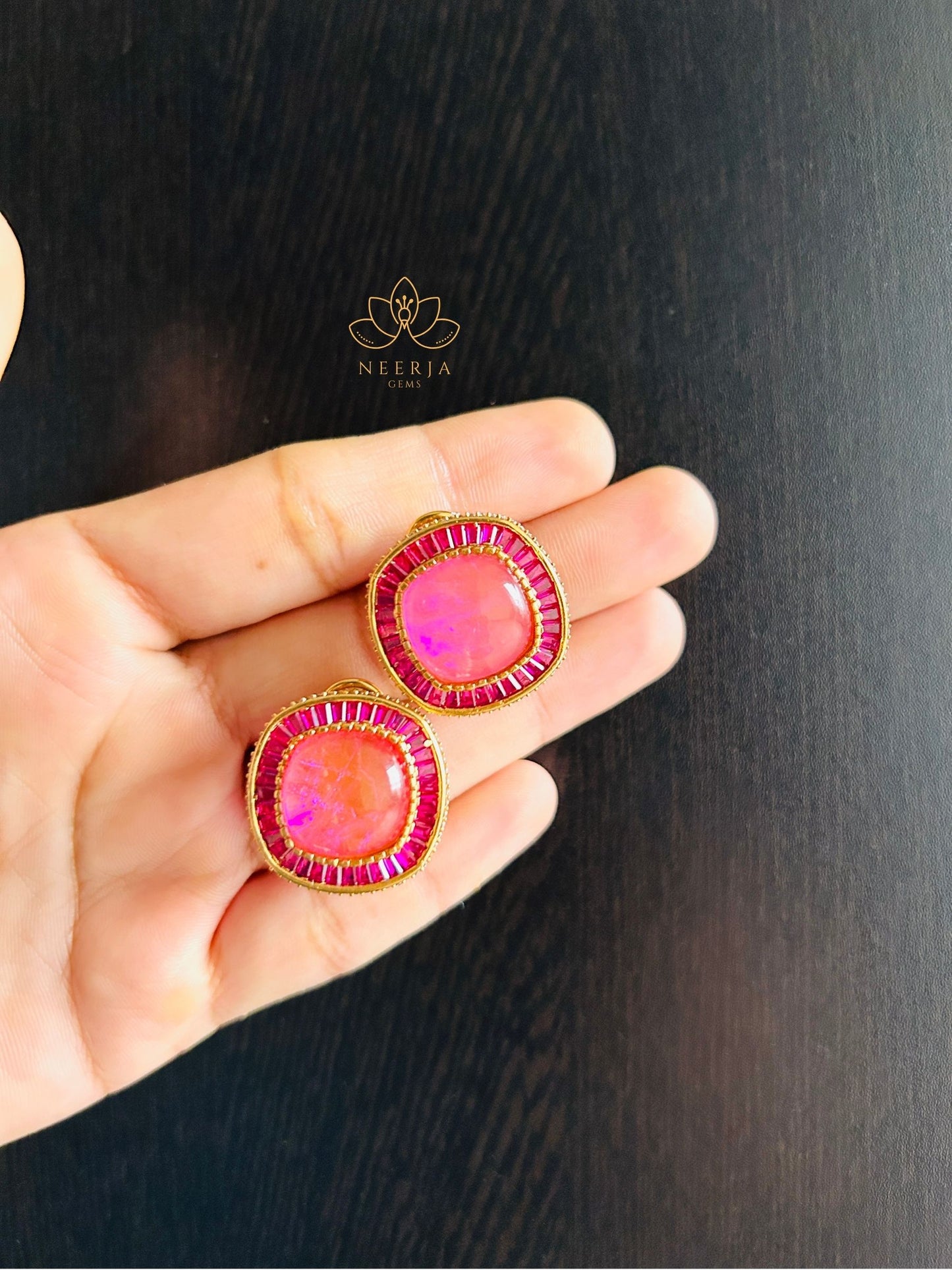 Chandbeli Pink Orbit Tops
