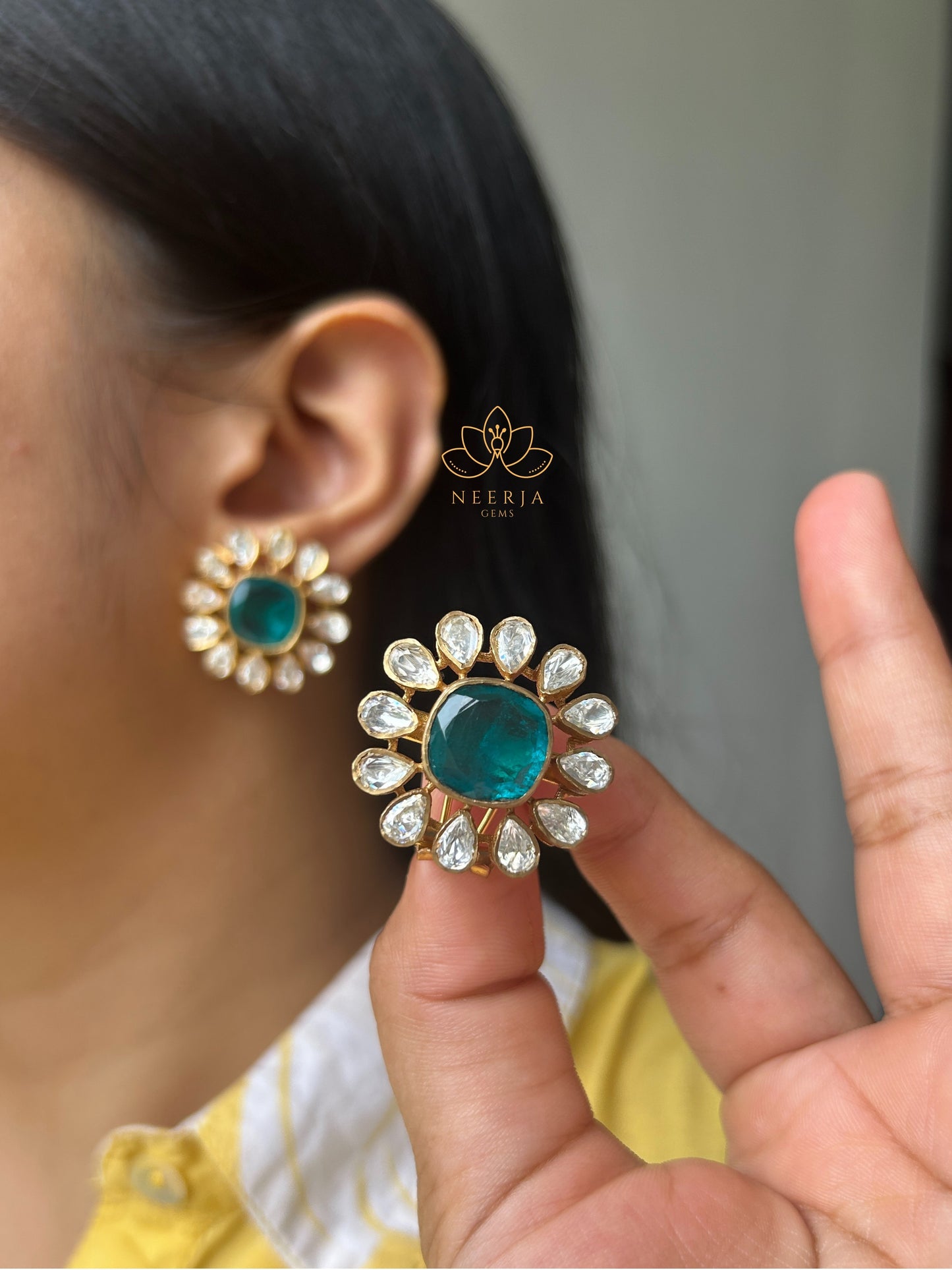 Nayantara Petal Bloom Studs