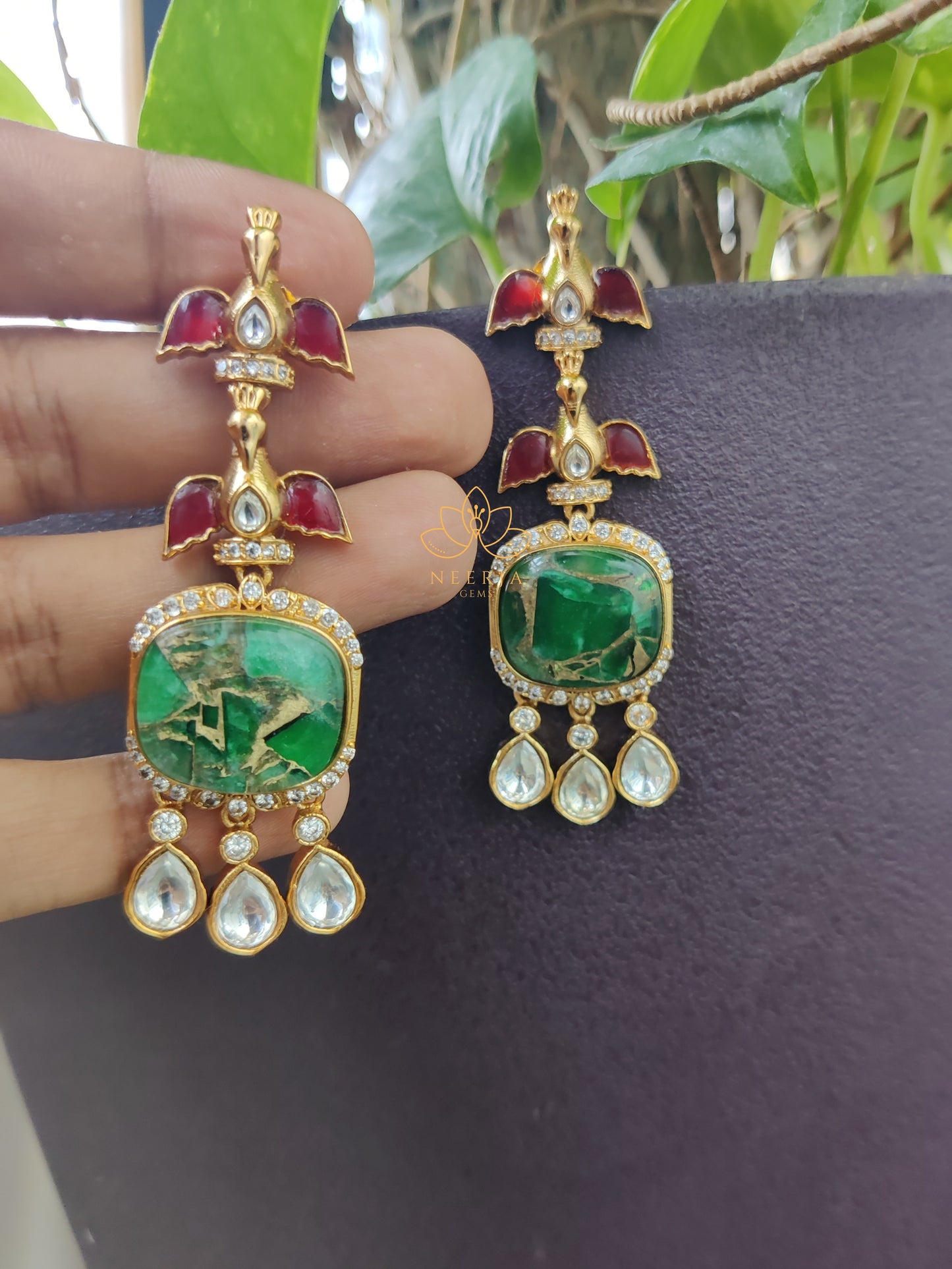 Regal Mughal Bird Chandeliers