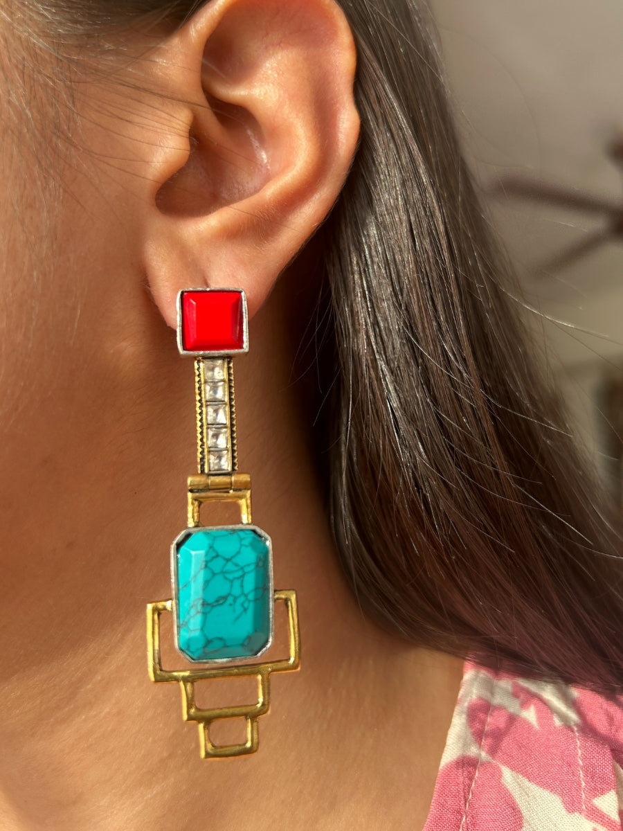 Royal Blue Drop Earrings