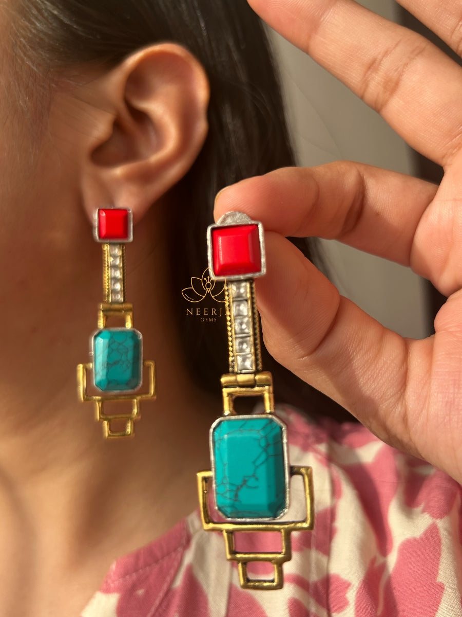 Royal Blue Drop Earrings
