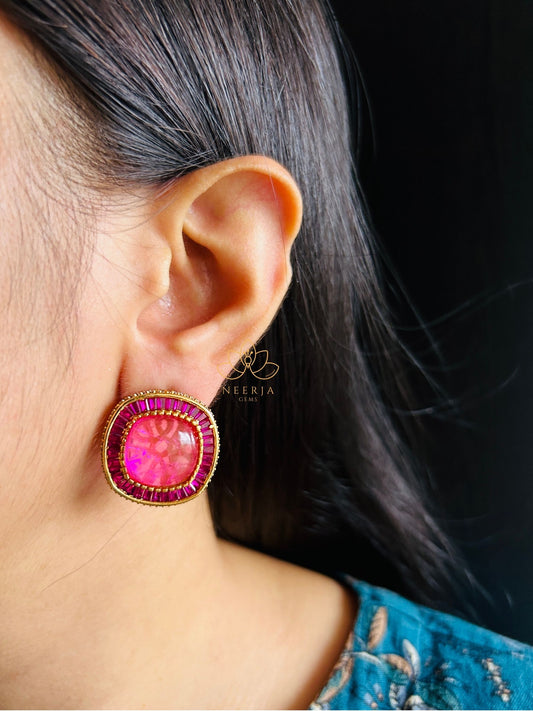 Chandbeli Pink Orbit Tops