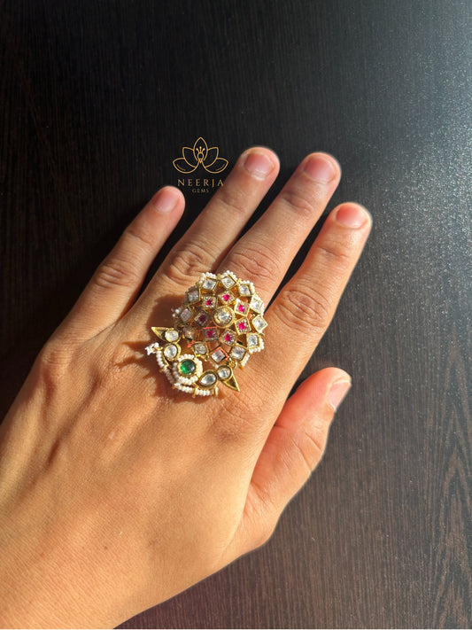 Chandtarang Kundan Twin Ring