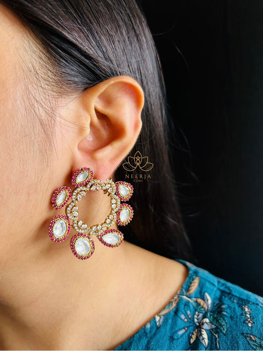 Fiza Rani Round Studs
