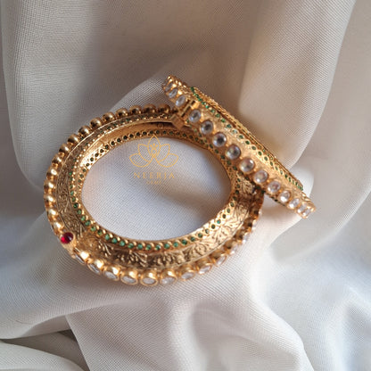 Heritage Gold Filigree Bangles