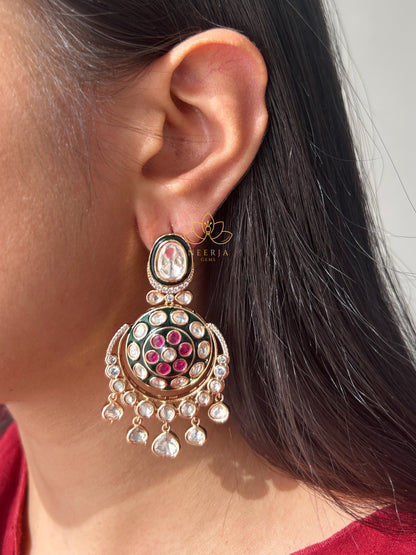 Heritage Polki Chandbalis