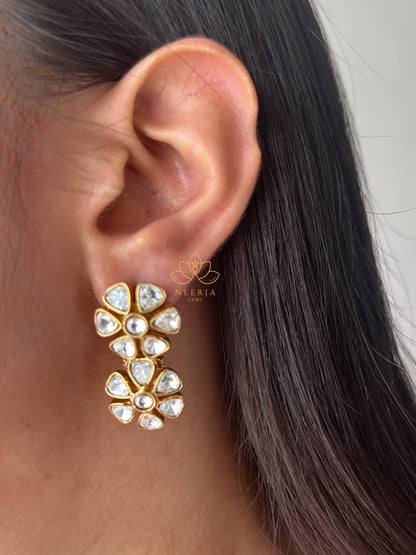 Meenakari Blossom Studs