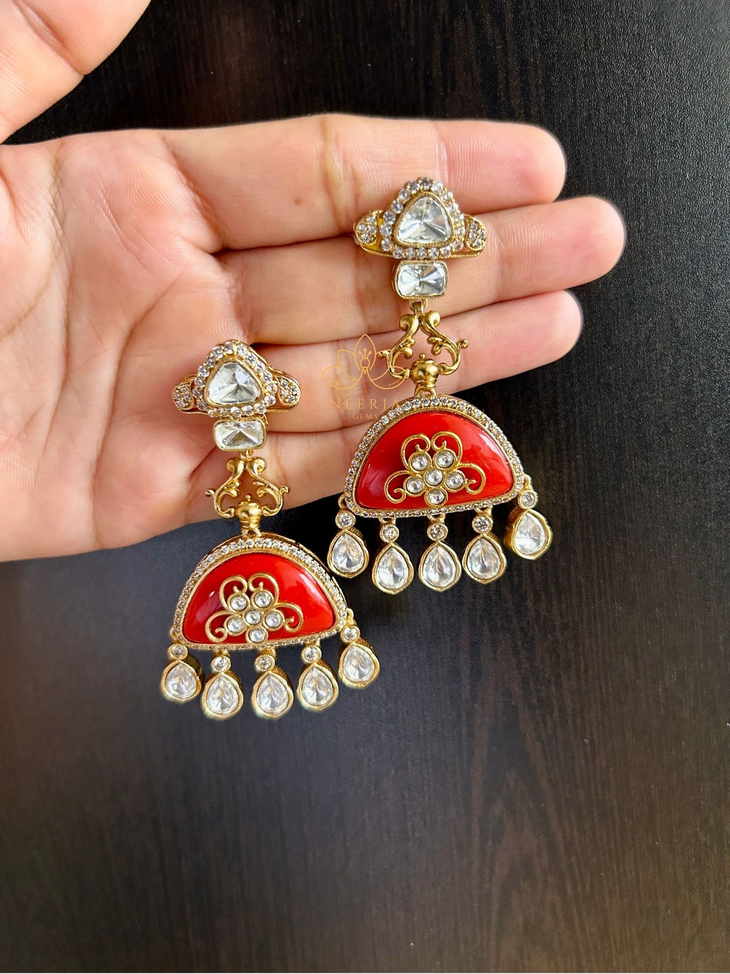 Rangriti Meena Jhoomar Drops