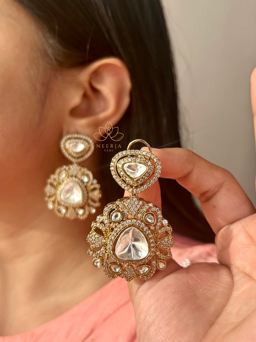 Shringar Chakra Drop Earrings