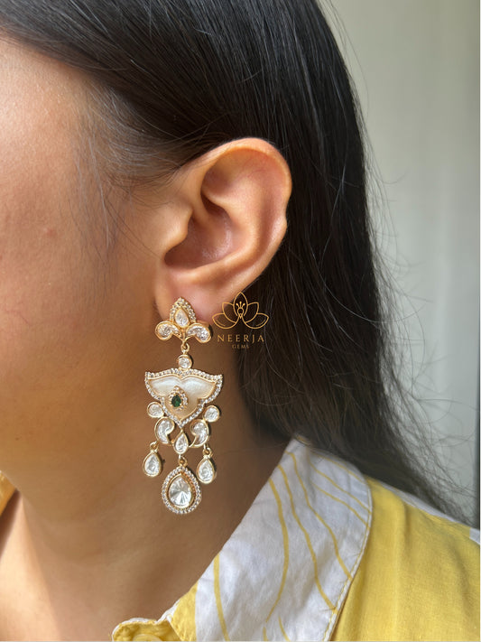 Sitara Dewfall Polki Earrings
