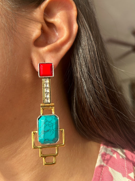 Royal Blue Drop Earrings