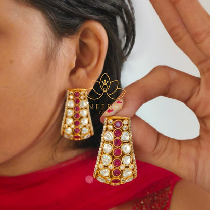 Victorian Grace Polki Earrings