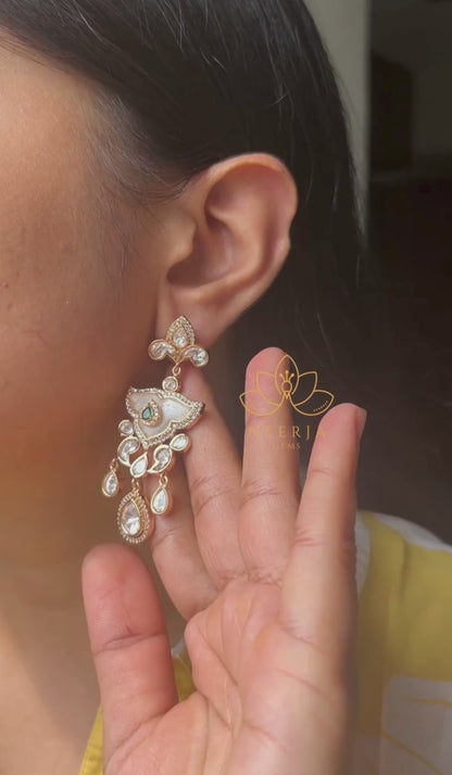 Sitara Dewfall Polki Earrings