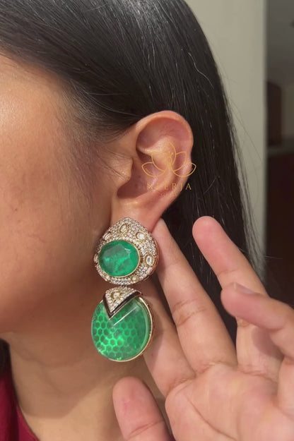 Enchanted Emerald Luxe Earrings