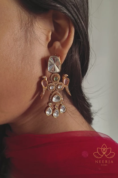 Royal Grace Polki Earrings