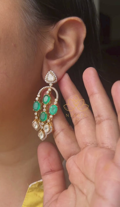 Mohar Meenakari Tier Drops